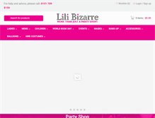 Tablet Screenshot of lilibizarre.com